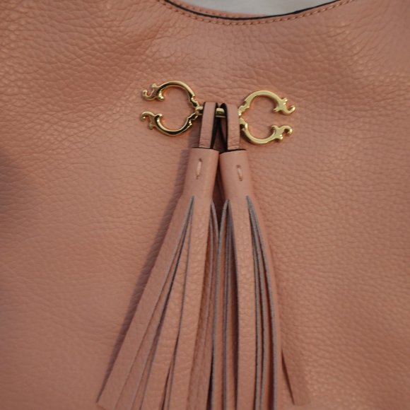 NEW ❤️ C. Wonder Shoulder Bag / Pink Pebbled Leather Cross B… - Picture 3 of 10